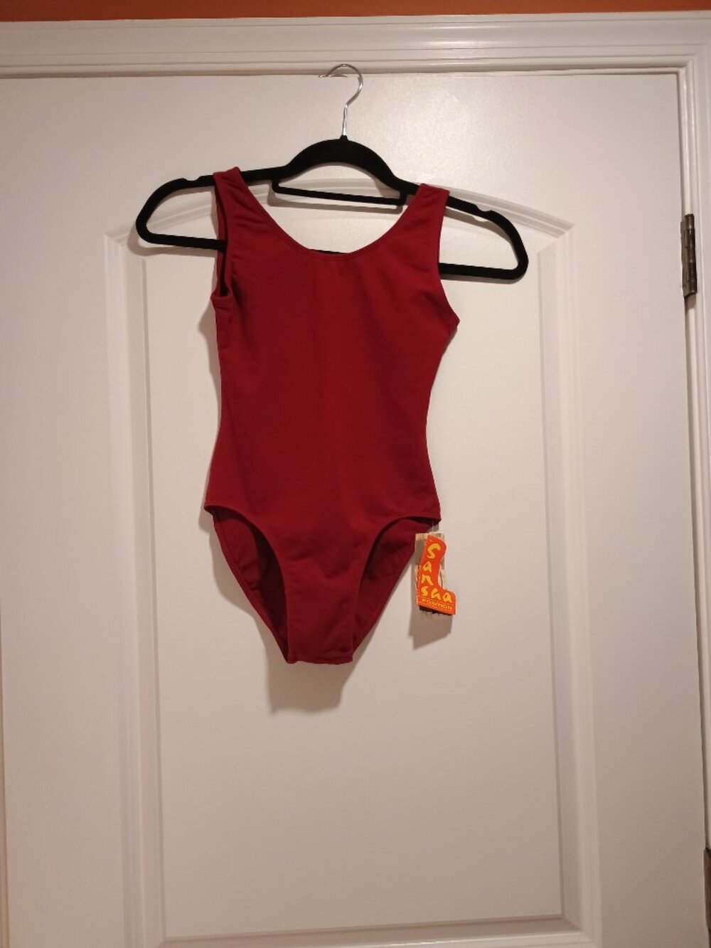 Burgundy Tank Dance Leotard